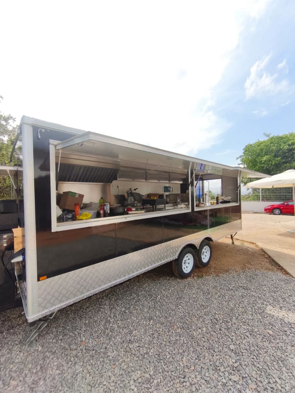 Food truck interior